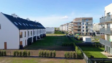 Modern iskan kompleksi yeni altyapı Wroclaw Polonya