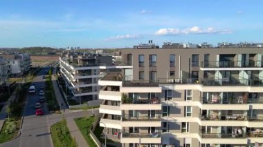 Modern iskan kompleksi yeni altyapı Wroclaw Polonya