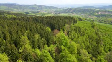 Blauen dağının üzerinden uçan İHA Belchen, Kara Orman, Almanya