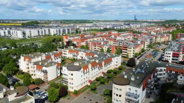 Modern iskan kompleksi yeni altyapı Wroclaw Polonya