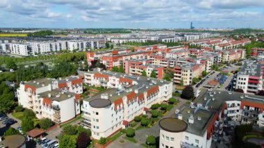 Modern iskan kompleksi yeni altyapı Wroclaw Polonya