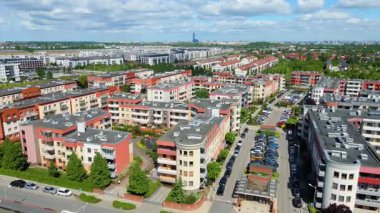 Modern iskan kompleksi yeni altyapı Wroclaw Polonya