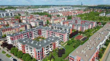 Modern iskan kompleksi yeni altyapı Wroclaw Polonya