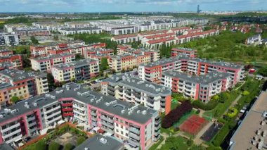 Modern iskan kompleksi yeni altyapı Wroclaw Polonya