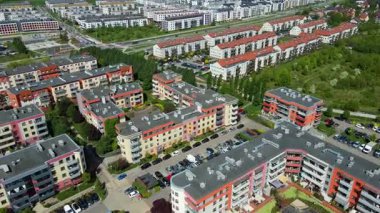 Modern iskan kompleksi yeni altyapı Wroclaw Polonya