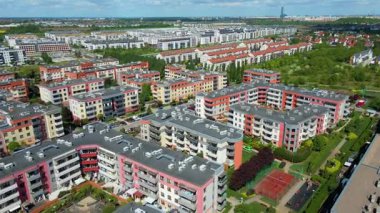 Modern iskan kompleksi yeni altyapı Wroclaw Polonya