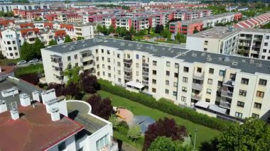 Modern iskan kompleksi yeni altyapı Wroclaw Polonya