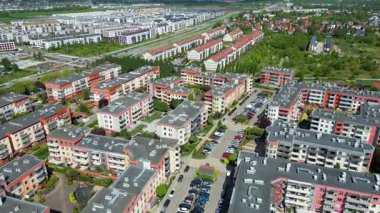 Modern iskan kompleksi yeni altyapı Wroclaw Polonya