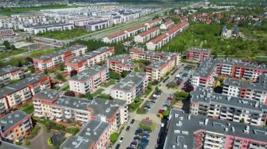 Modern iskan kompleksi yeni altyapı Wroclaw Polonya