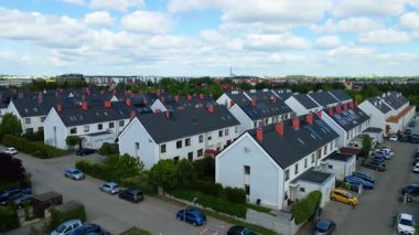 modern iskan kompleksi konutları Avrupa Wroclaw Polonya 'da rahat yaşıyor