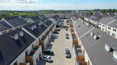 modern iskan kompleksi konutları Avrupa Wroclaw Polonya 'da rahat yaşıyor