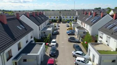 modern iskan kompleksi konutları Avrupa Wroclaw Polonya 'da rahat yaşıyor