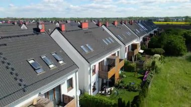 modern iskan kompleksi konutları Avrupa Wroclaw Polonya 'da rahat yaşıyor