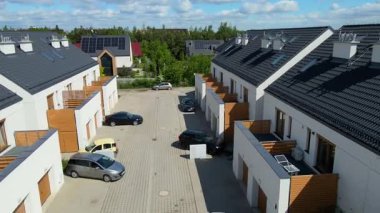 modern iskan kompleksi konutları Avrupa Wroclaw Polonya 'da rahat yaşıyor