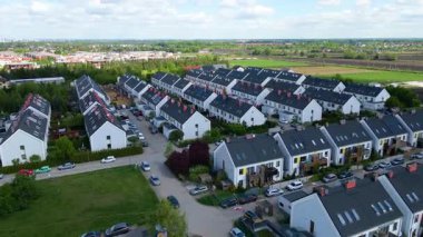 modern iskan kompleksi konutları Avrupa Wroclaw Polonya 'da rahat yaşıyor