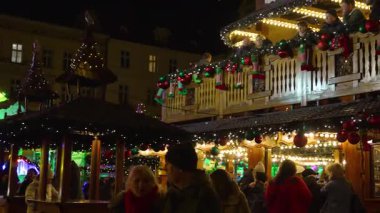 Yılbaşı pazarı 24 Aralık 2024 Wroclaw Polonya