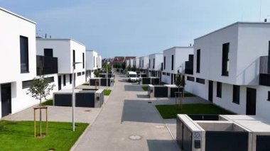 Yeni ilçe binası modern mimari Wroclaw Polonya