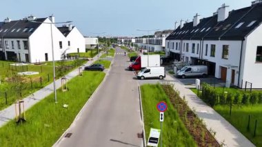 Yeni ilçe binası modern mimari Wroclaw Polonya