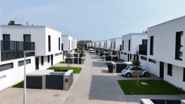 Yeni ilçe binası modern mimari Wroclaw Polonya