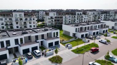Yeni ilçe binası modern mimari Wroclaw Polonya