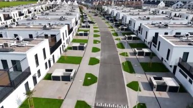 Yeni ilçe binası modern mimari Wroclaw Polonya