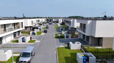 Yeni ilçe binası modern mimari Wroclaw Polonya