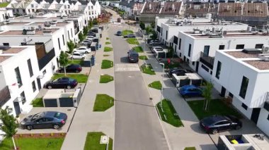 Yeni ilçe binası modern mimari Wroclaw Polonya