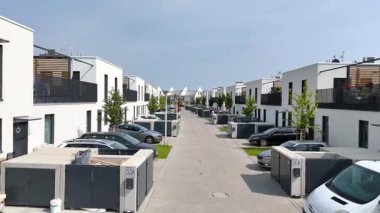 Yeni ilçe binası modern mimari Wroclaw Polonya