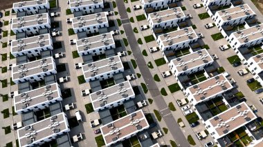 Yeni ilçe binası modern mimari Wroclaw Polonya