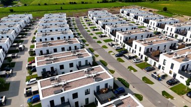 Yeni ilçe binası modern mimari Wroclaw Polonya