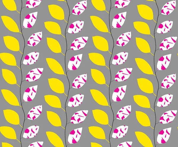 배경에 분홍색 질감을 노란색 현대적 모양이다 과안에 비대칭 — 스톡 벡터