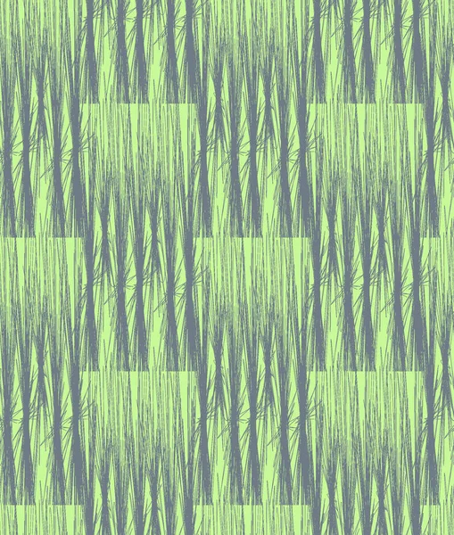Abstrakte Nahtlose Textur Von Graphitlinienstrukturen Auf Grünem Hintergrund Vintage Skurriles — Stockvektor
