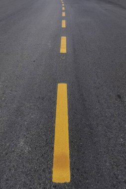 Boş karayolu asfalt yol dokusu. Üstte görüntü.