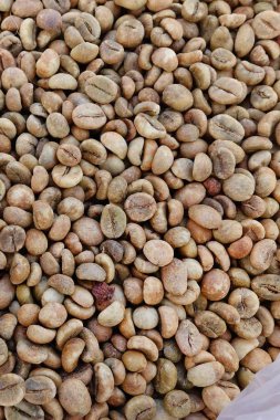 Arka plan için kahve çekirdeklerini kapatın.                                         