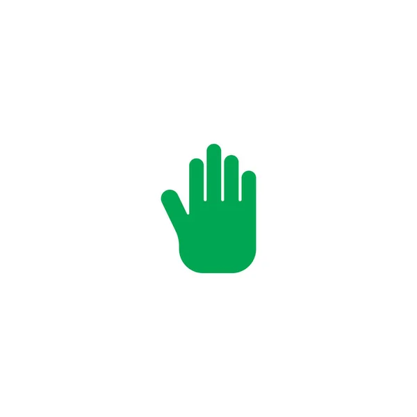 Логотип Открытой Рукой — стоковый вектор