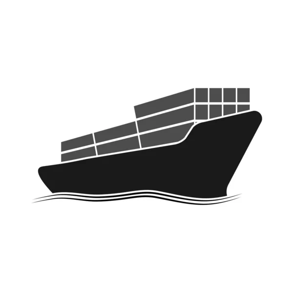 Шаблон Експедиційного Вантажного Корабля Вектор — стоковий вектор