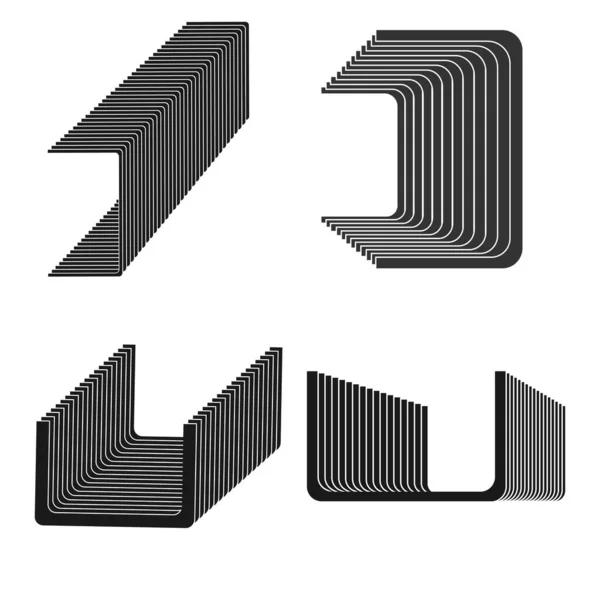 Heftklammer Icon Heftklammer Metall Vector Illustration Symbol Design — Stockvektor