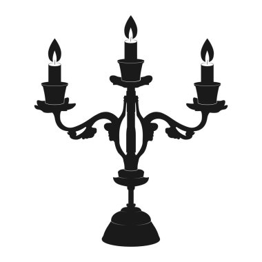 Mum simgesi vektör illüstrasyon şablonu tasarımı