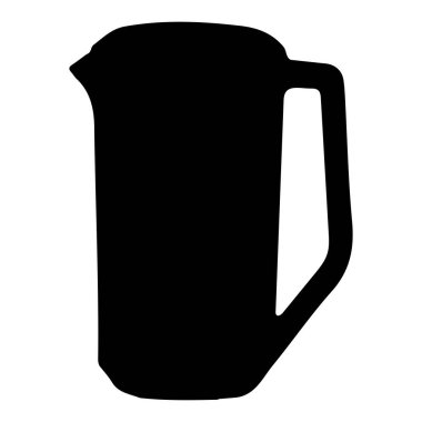 çaydanlık simgesi vektör çizimi tasarımı