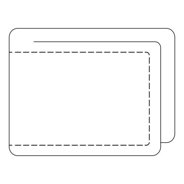 cüzdan simgesi vektör illüstrasyon tasarımı