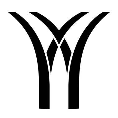 çatal demiryolu ikonu vektör illüstrasyon tasarımı