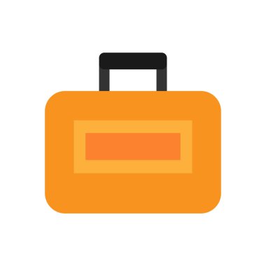 seyahat valizi ikon vektör çizimi tasarımı