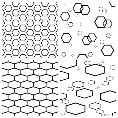 hexagon background vector illustration design