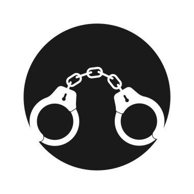 kelepçe ikon vektör çizimi tasarımı