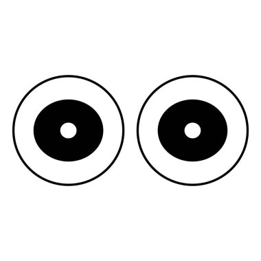 Göz simgesi vektör illüstrasyon tasarımı