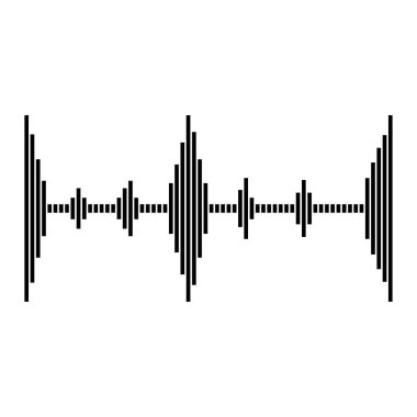 sound wave spectrum icon illustration design