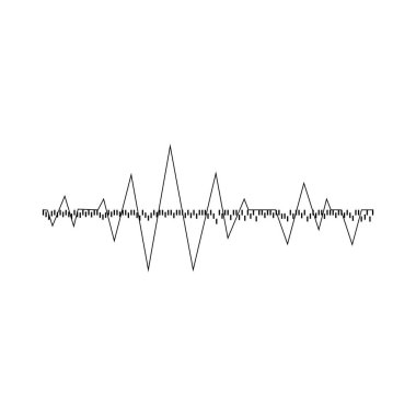 sound wave spectrum icon illustration design