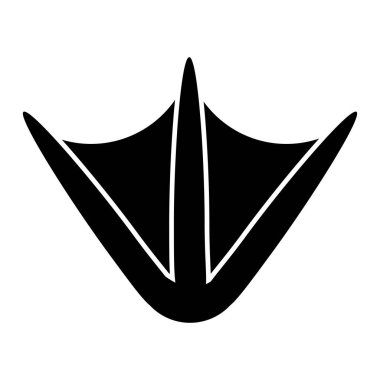 duck leg icon vector illustration design