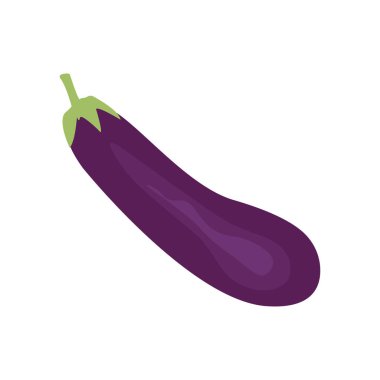 patlıcan simgesi vektör illüstrasyon tasarımı