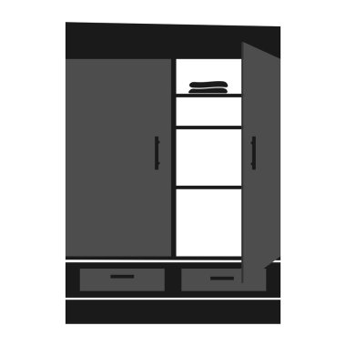 Kostüm ikonu vektör illüstrasyon tasarımı